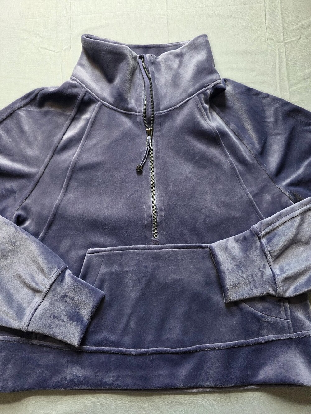 NWOT Lululemon scuba oversized funnel neck velvet Size XS/S Nightfall RARE